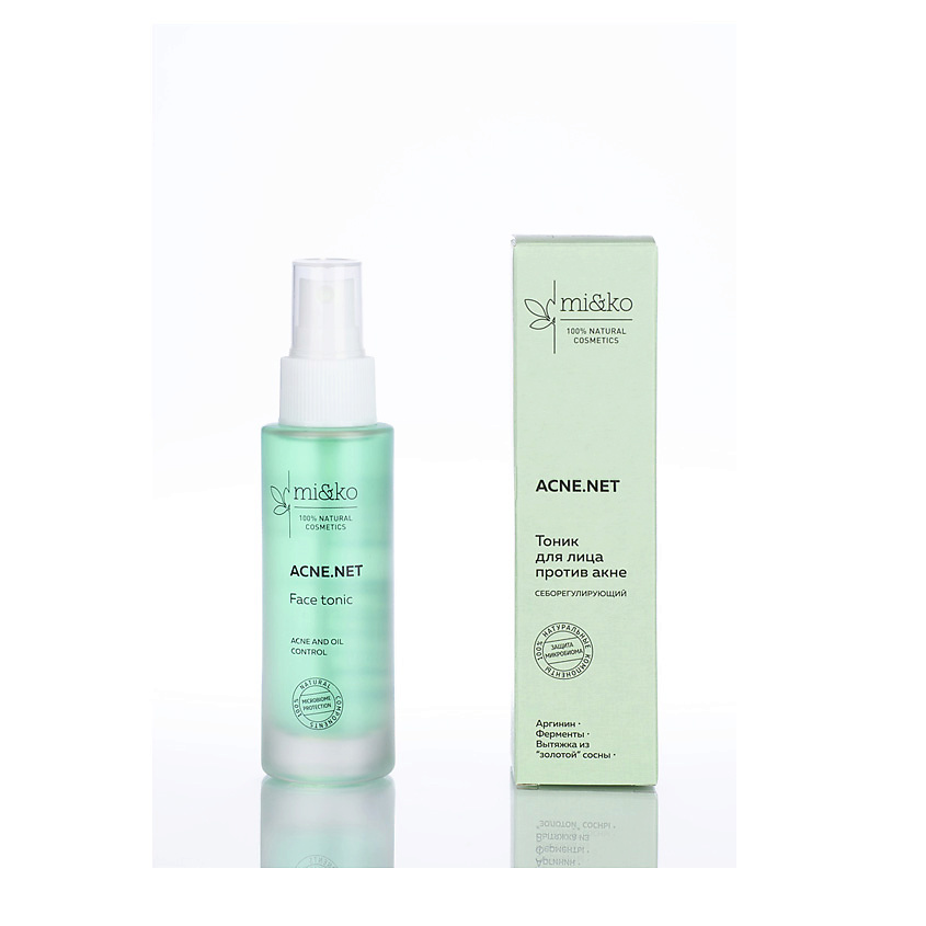 Изображение товара Себорегулирующий тоник для лица против акне Acne.net 50 мл