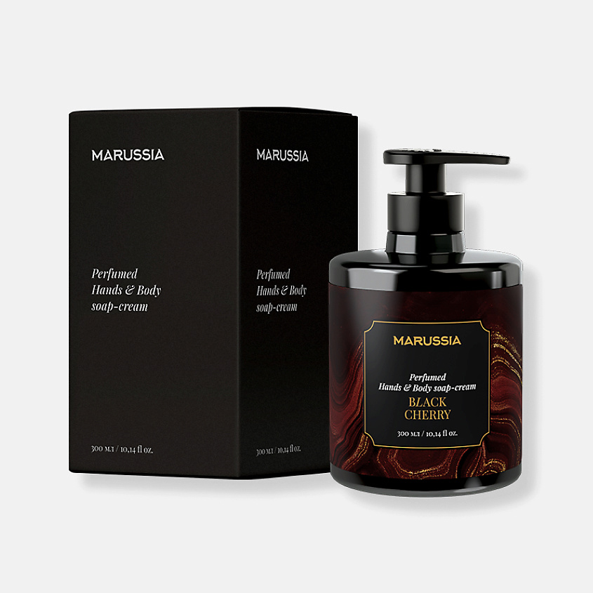 Изображение товара Маруся Жидкое крем-мыло для рук с ароматом черной вишни 300 мл