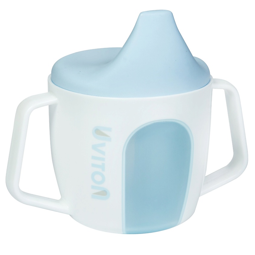 Изображение товара Обучающий поильник 2 в 1 Uviton зеленого цвета для детей с носиком и ручками