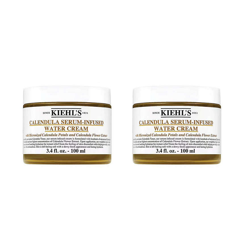 Изображение товара Увлажняющий и успокаивающий крем на водной основе Kiehl's Calendula 2x100 мл