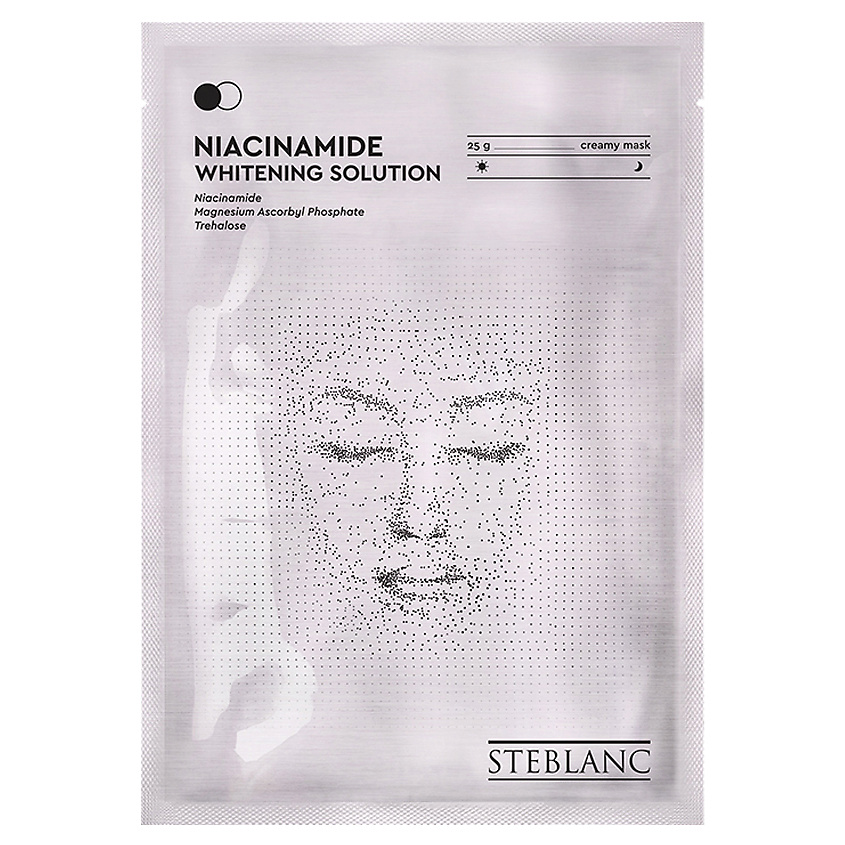 Изображение товара STEPLANC Тканевая маска с ниацинамидом для омоложения и осветления лица 25 мл