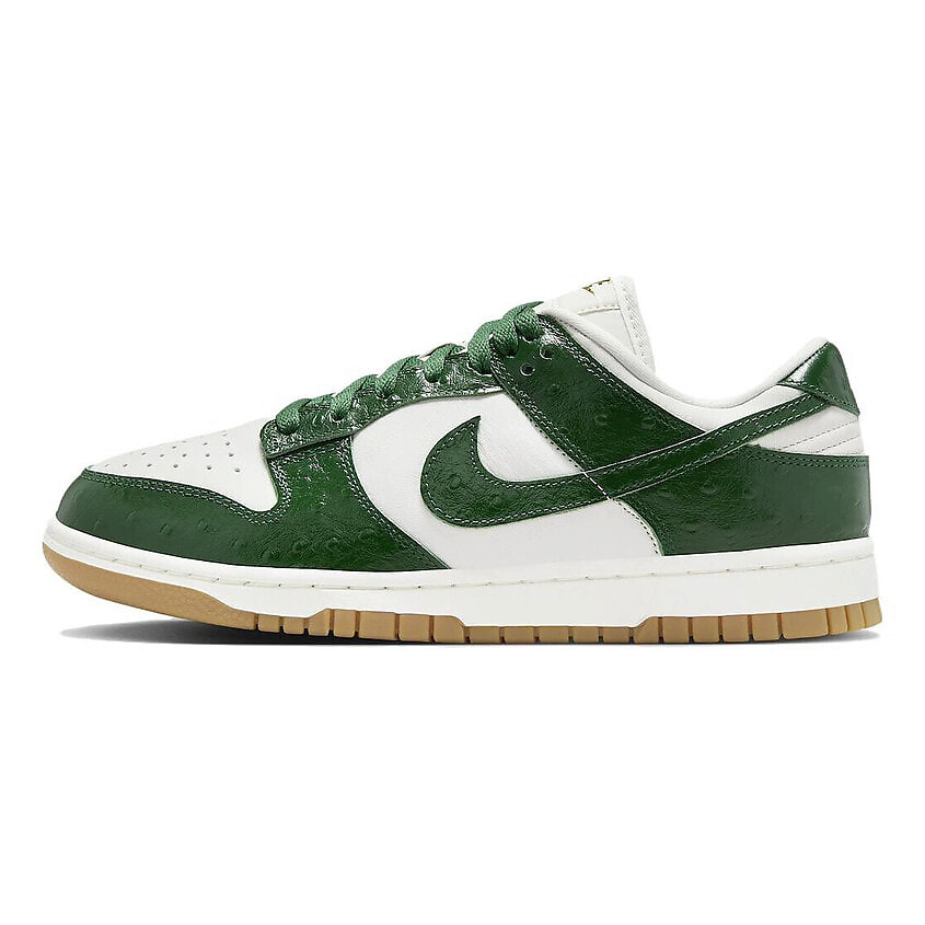 Изображение товара Nike Dunk Low LX Gorge Green Ostrich Мужские кроссовки зеленый кожа размеры EU 36