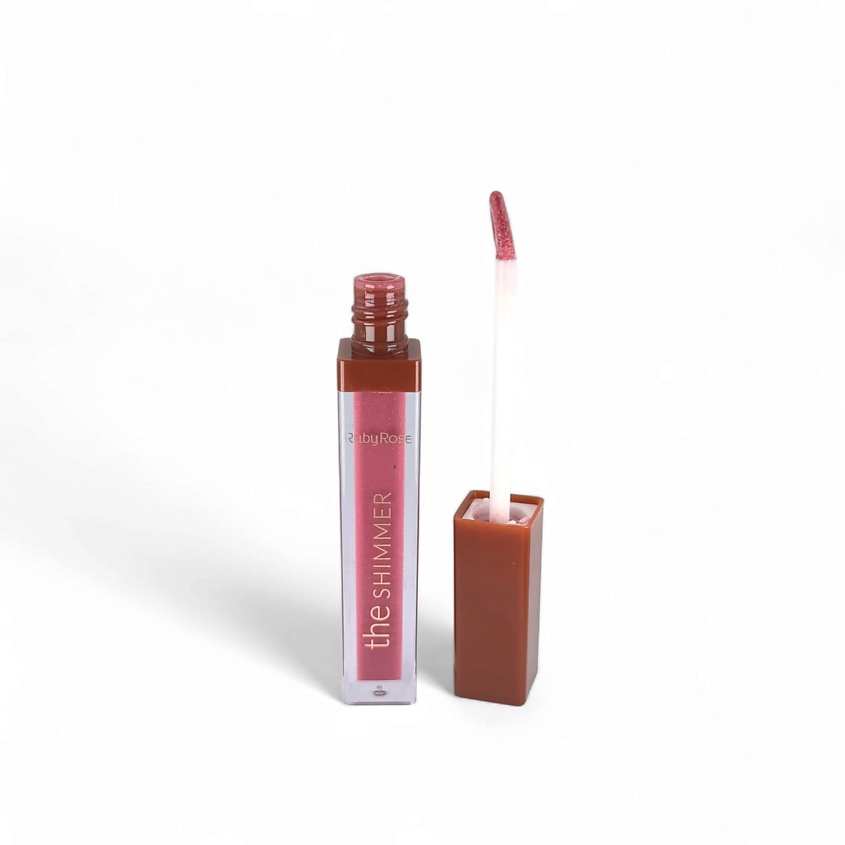 Изображение товара Ruby Rose Блеск для губ с мерцанием ягодный гель с аппликатором 294 руб