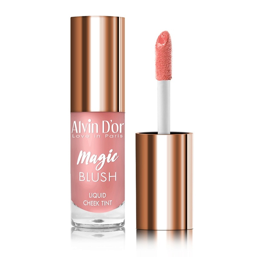 Изображение товара Жидкие румяна-тинт ALVIN D'OR Magic blush liquid тон 03 rose