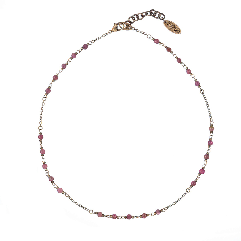 Изображение товара Женское колье LANZEROTTI Elisir с натуральными камнями и золотым цветом