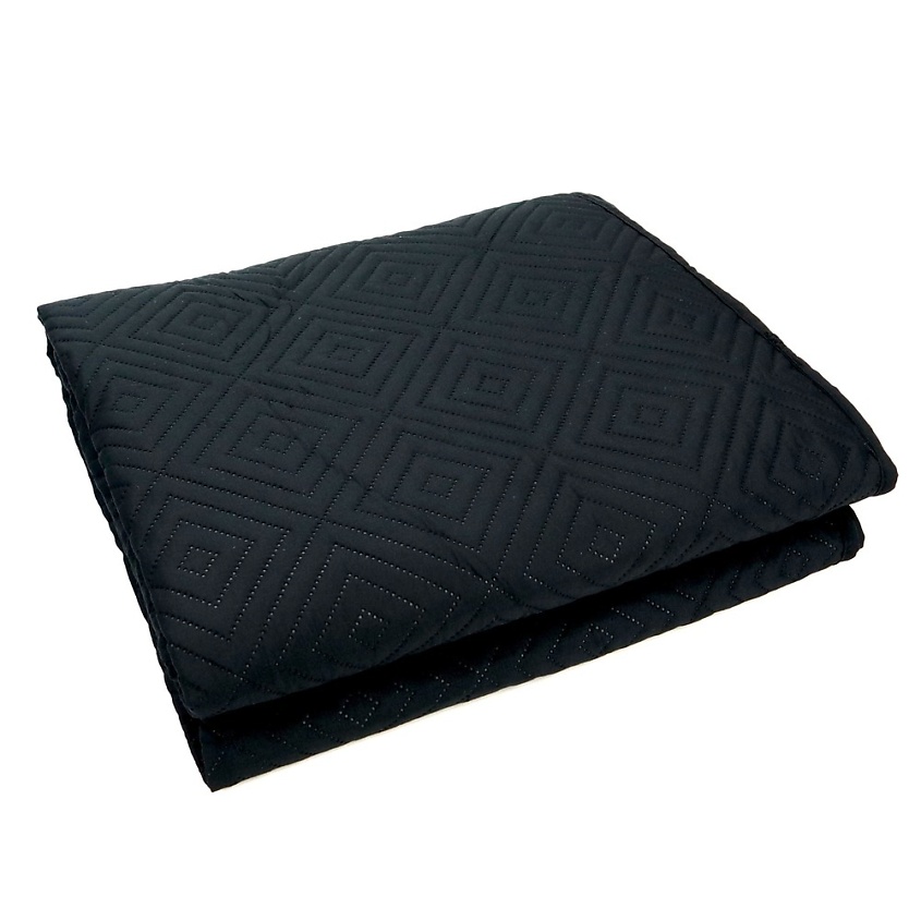 Изображение товара Покрывало ND HOME 150x200 см полиэстер ультрастеп черное