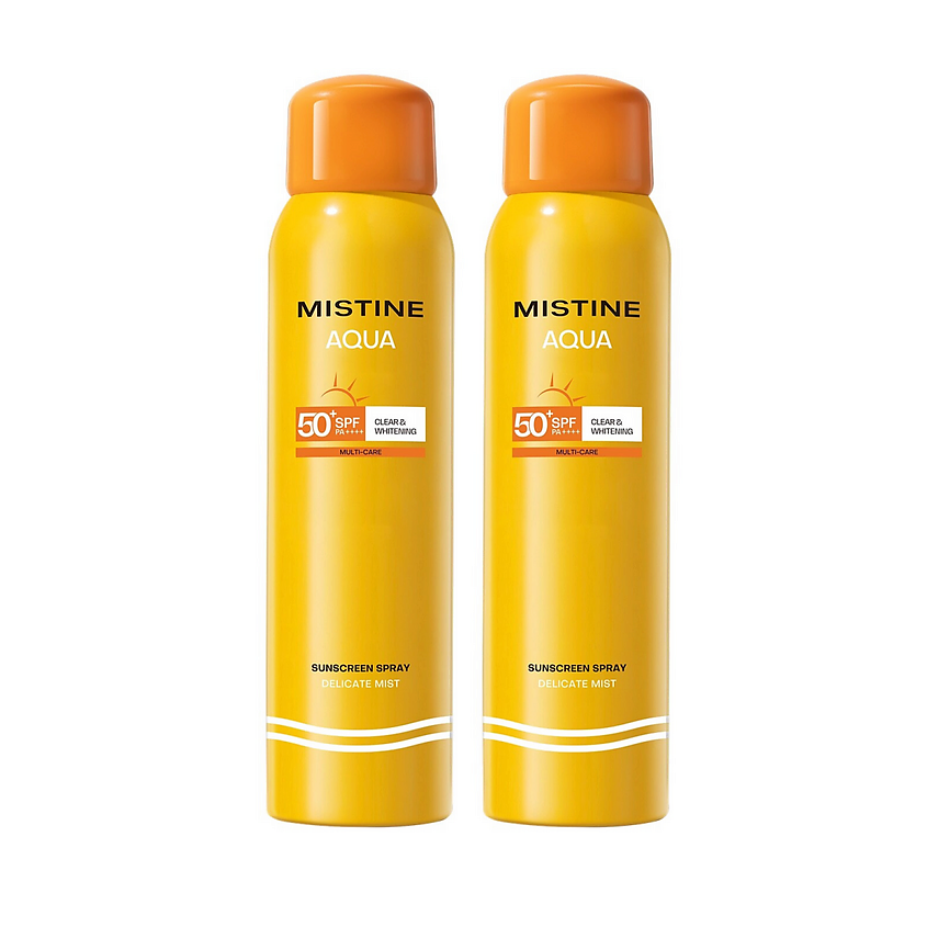 Изображение товара MISTINE Aqua Sunscreen Spray SPF 50+ PA++ Солнцезащитный спрей, 2x120 мл