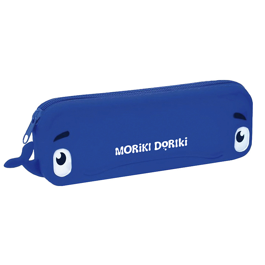 Изображение товара Силиконовый пенал Blue Whale MORIKI DORIKI в форме синего кита для школьных принадлежностей