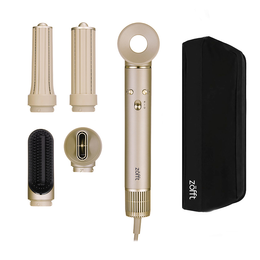 Изображение товара ZOFFT Профессиональный фен-стайлер для волос Essential (S300) + сумка, Бежевый