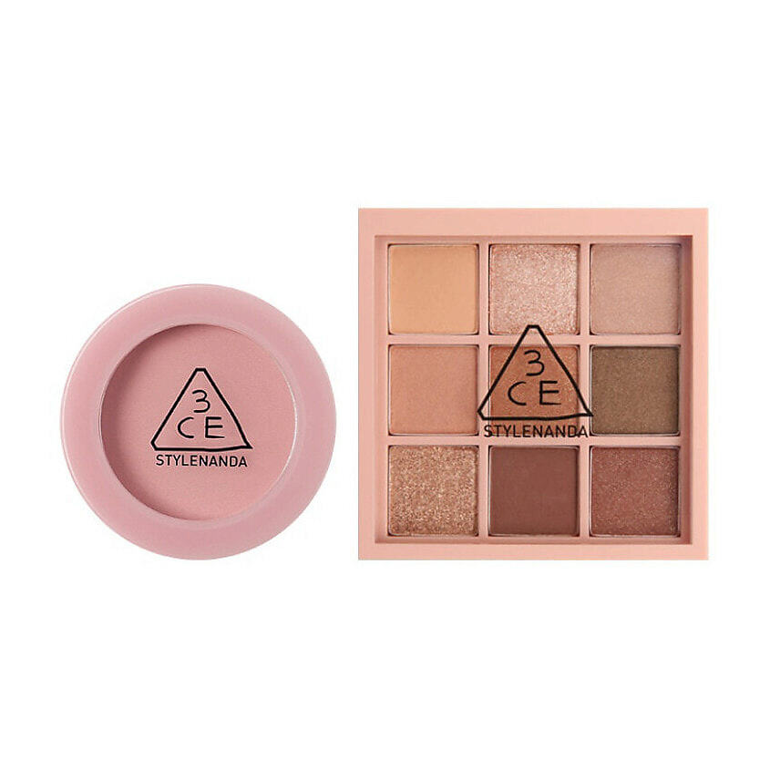 Изображение товара 3CE Набор: Румяна Face Blush + Тени для век Multi Eye Color Palette, CITY MAUVE + OVERTAKE