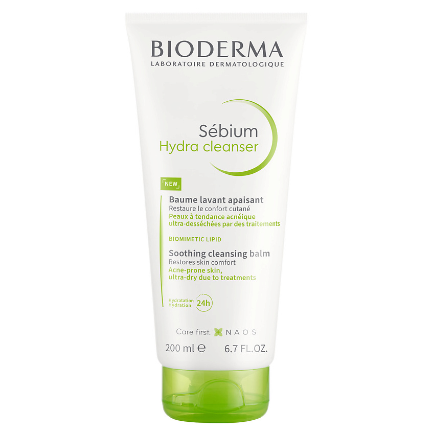 Изображение товара BIODERMA Sebium Hydra успокаивающий бальзам для умывания 200 мл
