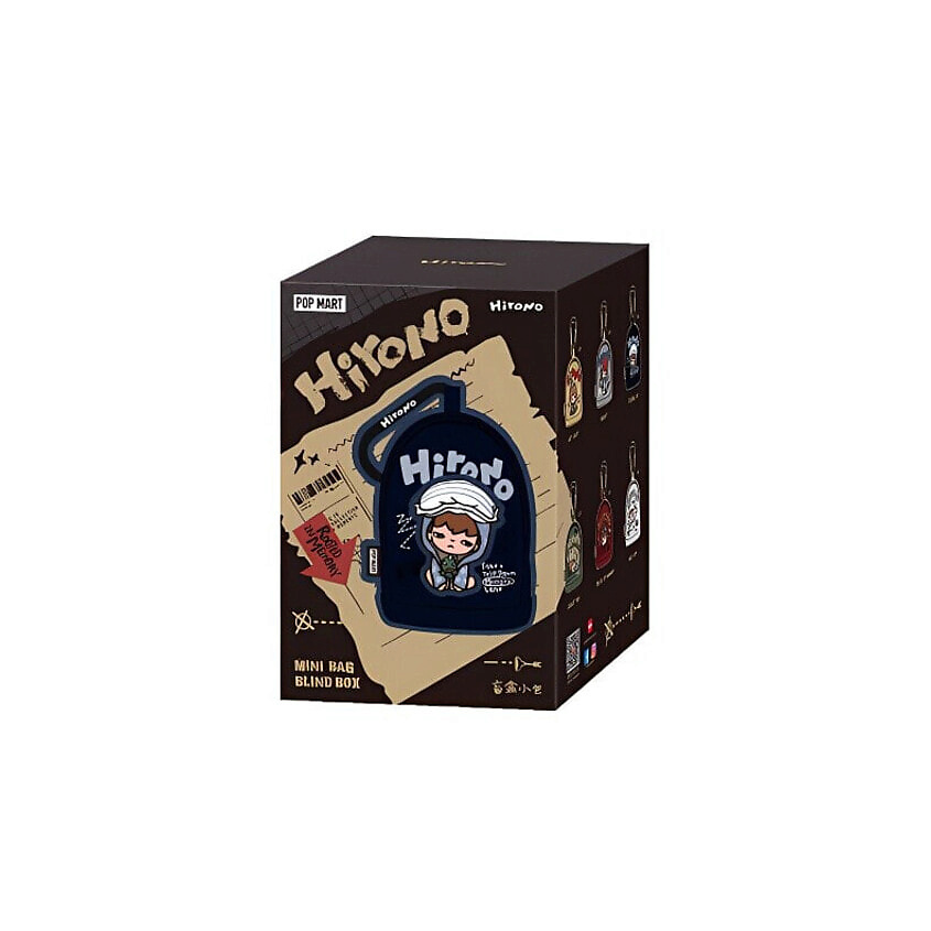 Изображение товара POP MART Брелок Hirono Echo Collection Small Bag Trendy Fashion, 1шт рандомная