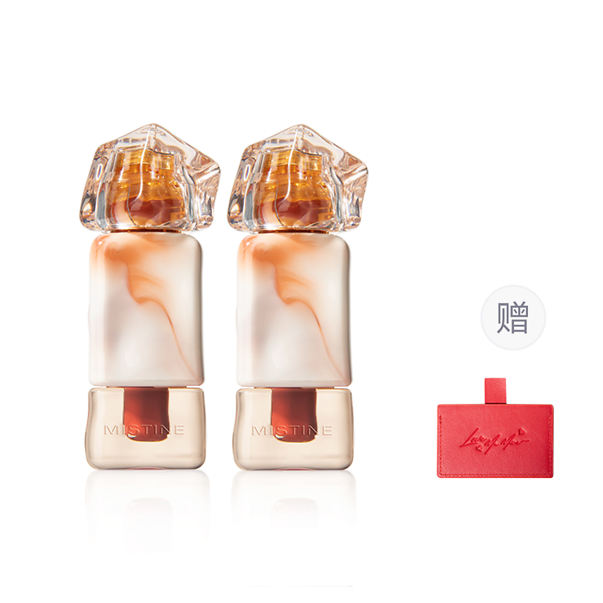 Изображение товара MISTINE Набор для макияжа губ Thai Latte Lip Glaze & Velvet Lip Cream, J01+J02