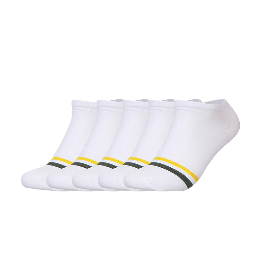 Изображение товара Набор женских коротких носков Sneakers Mixed White 5 пар размер 36-40 Tezido