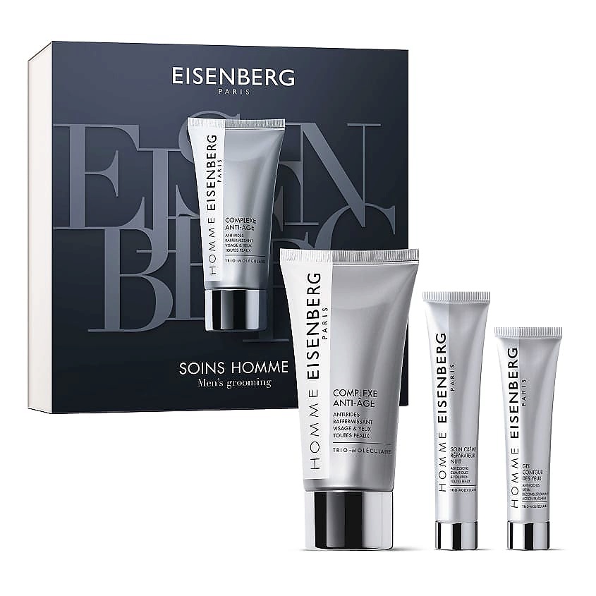 Изображение товара Набор Men's Grooming EISENBERG 75 мл + 15 мл + 7,5 мл для ухода за кожей лица и вокруг глаз