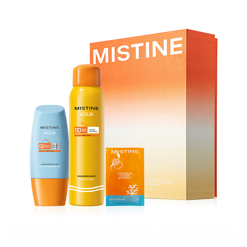 Изображение товара Mistine набор солнцезащитных средств Daily Commute Sun Protection SPF 50+ PA++++ 40 и 120 мл