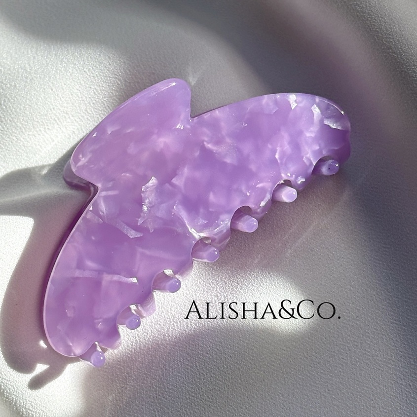 Изображение товара ALISHA&CO. Крабик для волос средний Jolie сиреневый