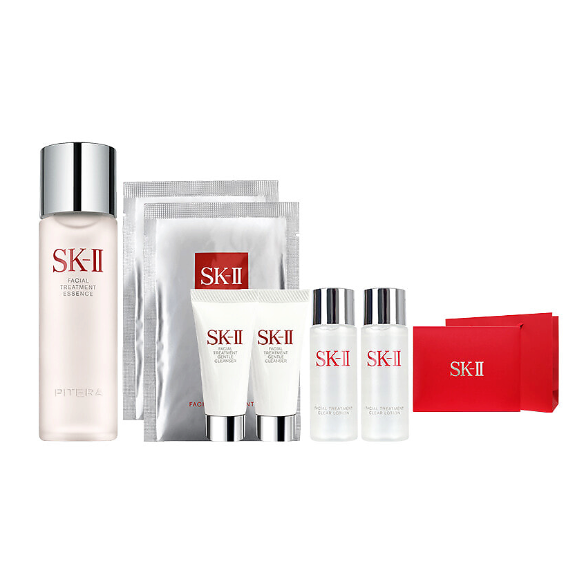 Изображение товара Антивозрастной набор SK-II для лица с PITERA, эссенция, крем и очищающие средства Изображение товара Антивозрастной набор SK-II для лица с PITERA, эссенция, крем и очищающие средства