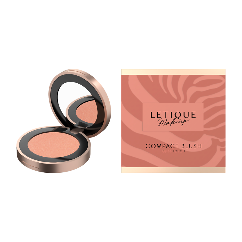 Изображение товара Компактные румяна LETIQUE COSMETICS BLISS TOUCH honey peach 27г женские натуральные