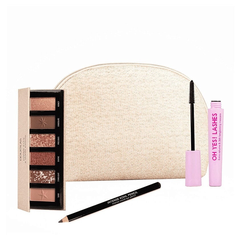 Изображение товара DOUGLAS Набор Oh Yes ! Lashes Pouch: косметика для глаз + косметичка, 3 шт