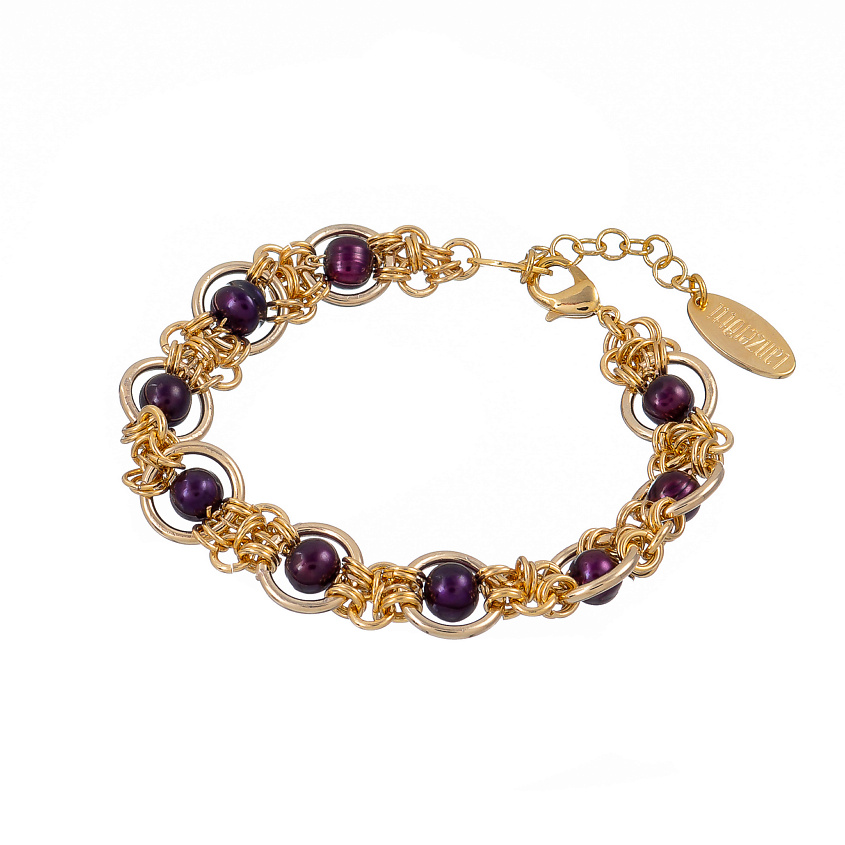 Изображение товара LANZEROTTI Браслет Elisir золотой из натуральных камней для женщин