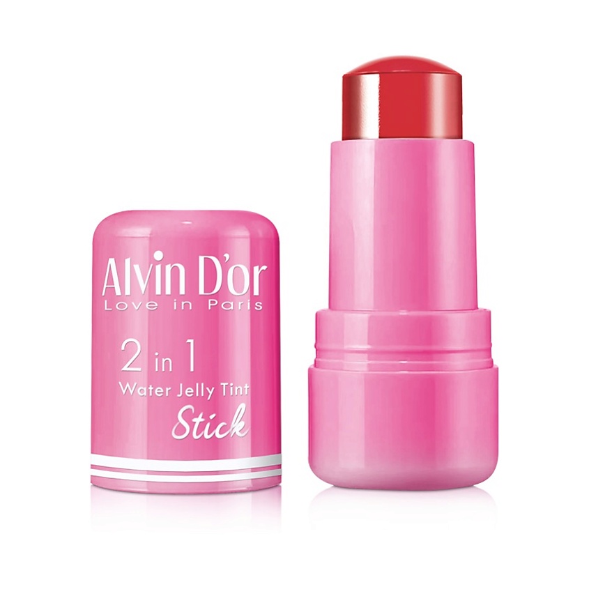 Изображение товара ALVIN D'OR Water jelly tint 04 spritz стойкий тинт 2 в 1 для губ и щек