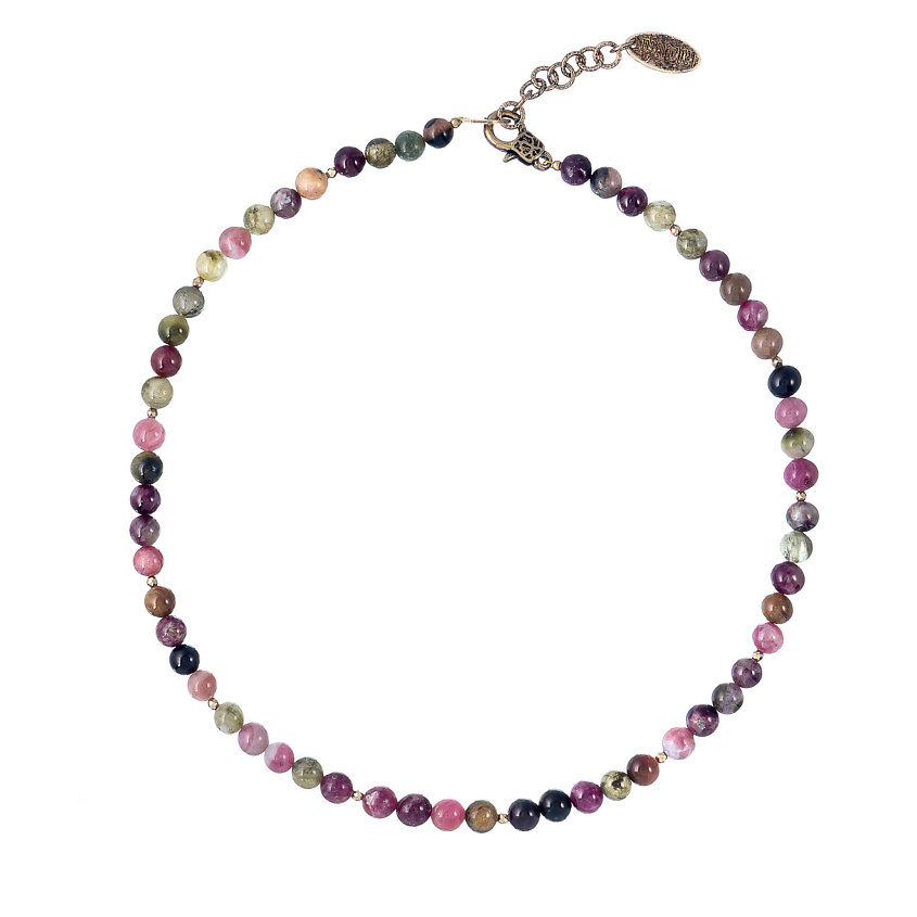 Изображение товара Колье LANZEROTTI Elisir из бижутерного сплава с натуральными камнями