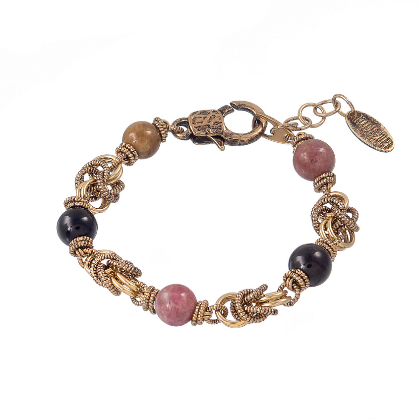Изображение товара LANZEROTTI Браслет Elisir золотого цвета с натуральными камнями