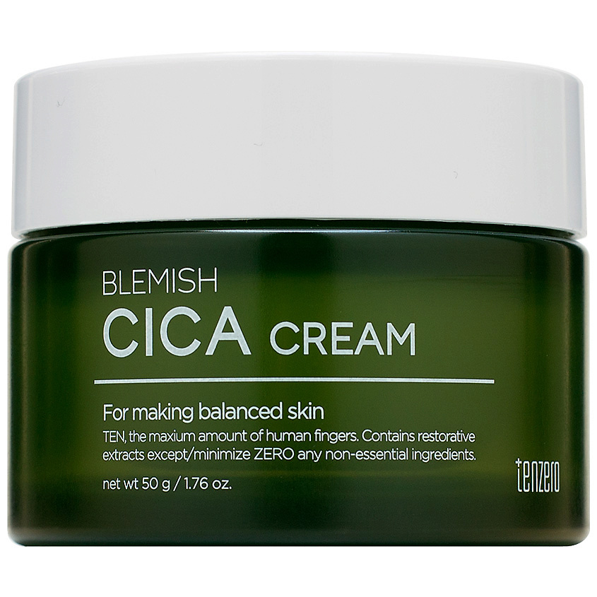 Изображение товара TENZERO Крем для лица смягчающий с экстрактом центеллы азиатской Blemish Cica Cream, 50 г