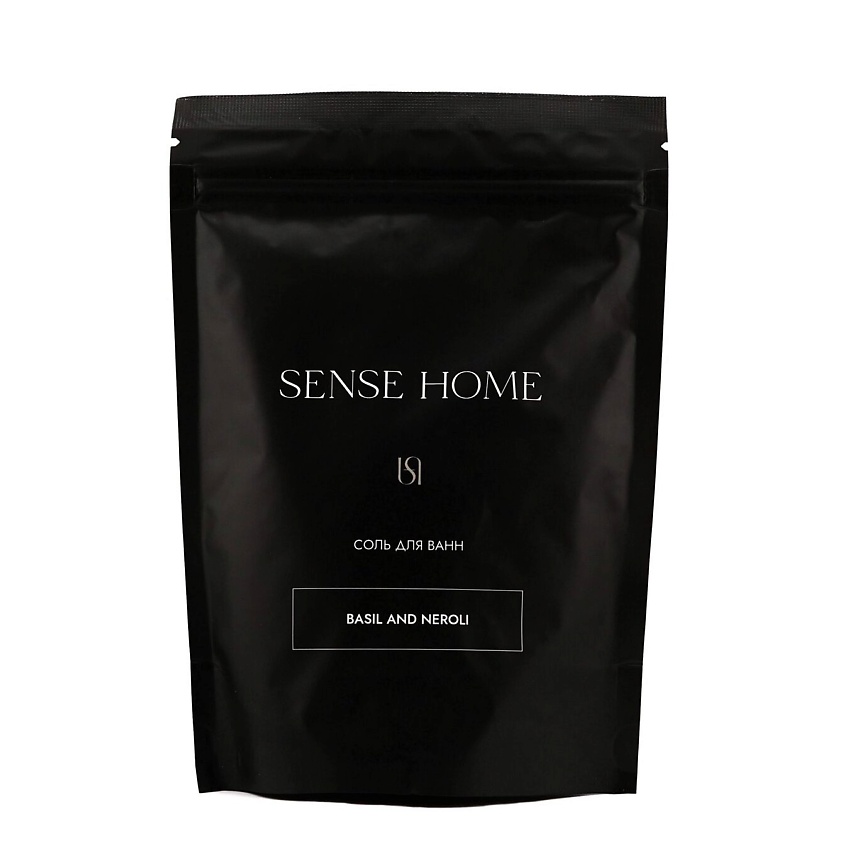 Изображение товара Соль для ванны Sense Home basil and neroli 500 гр. Мягкий расслабляющий аромат