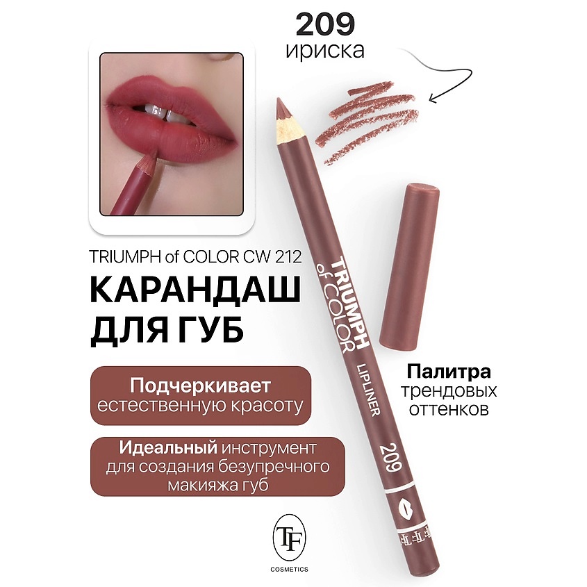 Изображение товара Карандаш для губ TRIUMPH of COLOR lipliner тон 209
