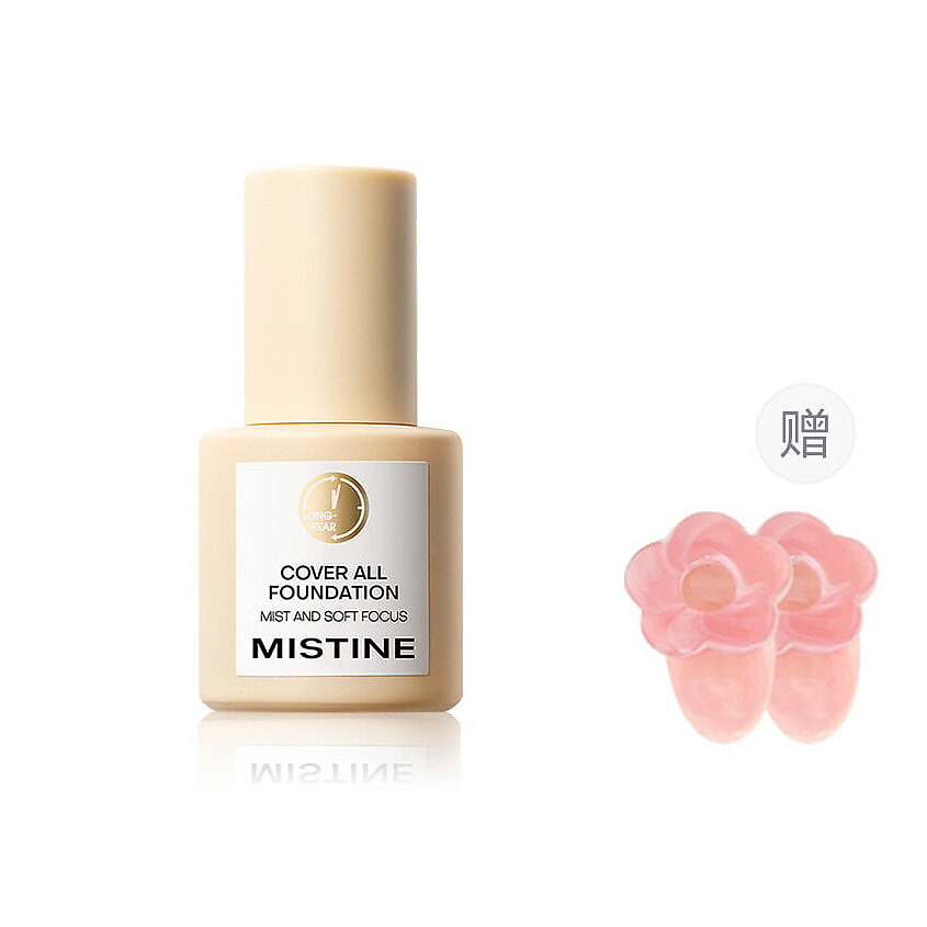 Изображение товара MISTINE Тональный крем Cover All Foundation Mist and Soft Focus + Заколки, LF110