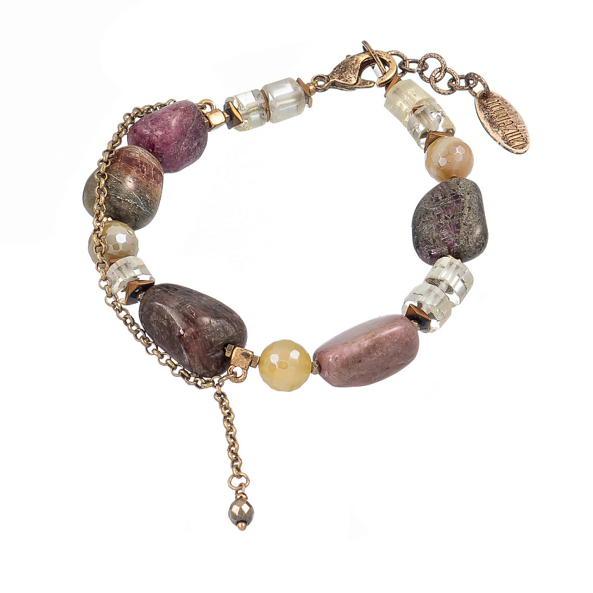 Изображение товара Женский браслет LANZEROTTI Elisir из бижутерного сплава с натуральными камнями