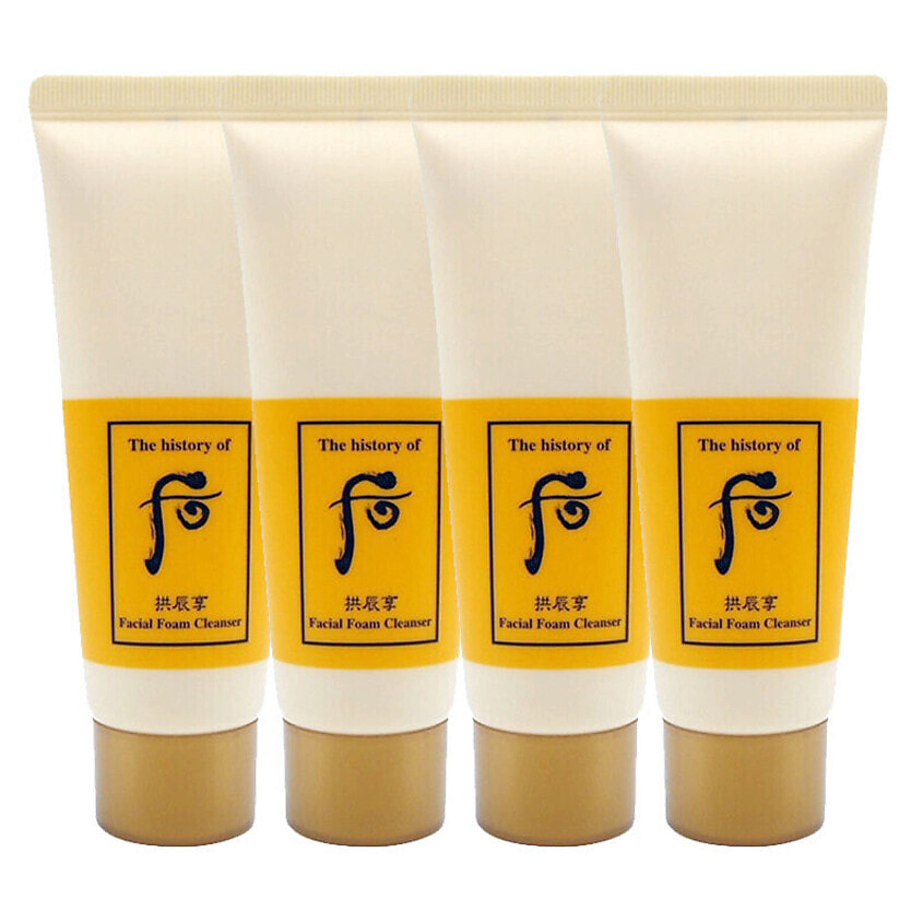 Изображение товара THE HISTORY OF WHOO Набор миниатюр Gongjinhyang Facial Foam Cleanser, 4x40 мл