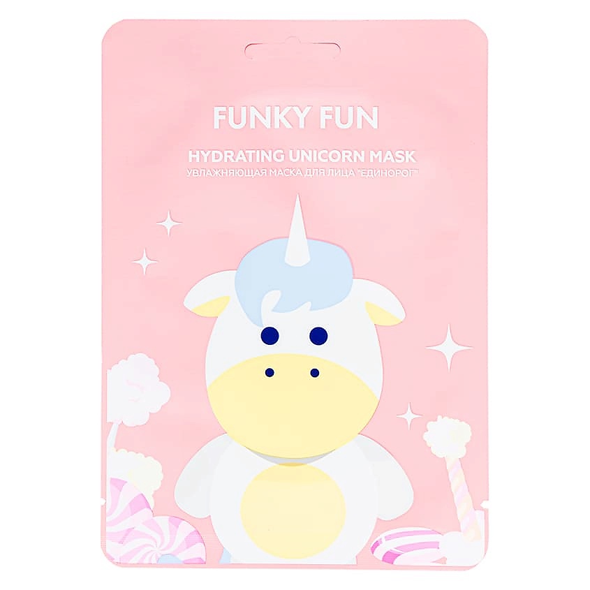 Изображение товара UNICORNS APPROVE увлажняющая маска для лица Funky Fun 23 мл