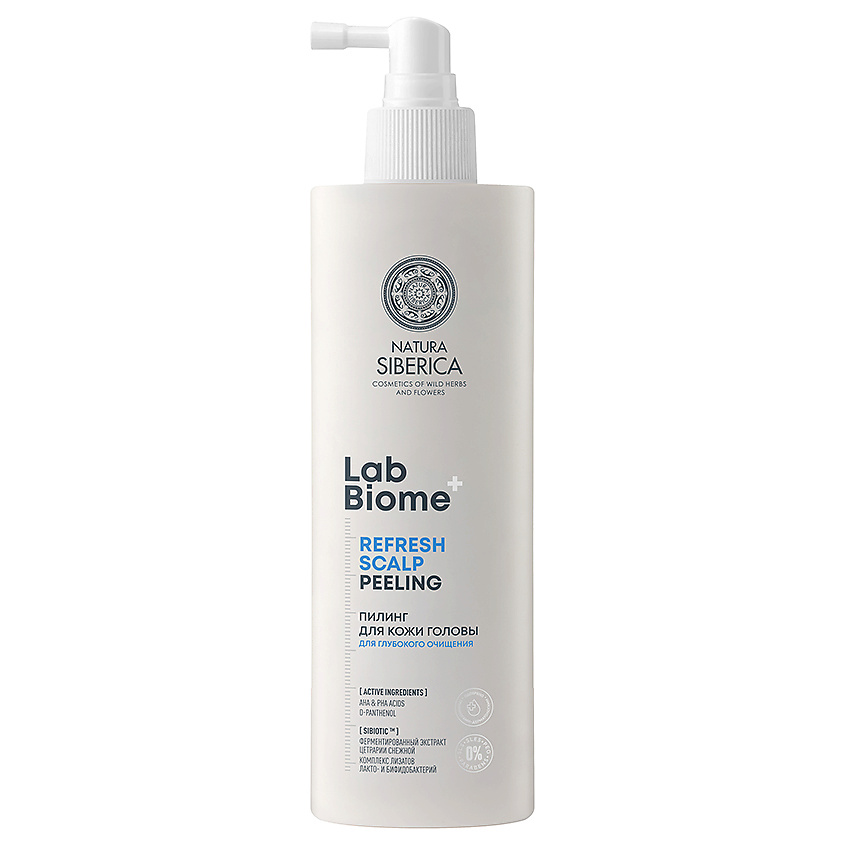 Изображение товара Пилинг для кожи головы NATURA SIBERICA Lab Biome Refresh Scalp 150 мл для глубокого очищения и восс