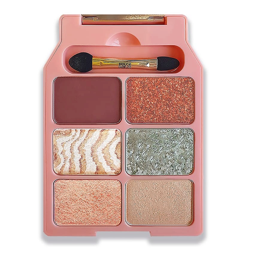 Изображение товара DOLCE MILK Палетка теней для век Six-Color Eyeshadow Palette Персик на пляже