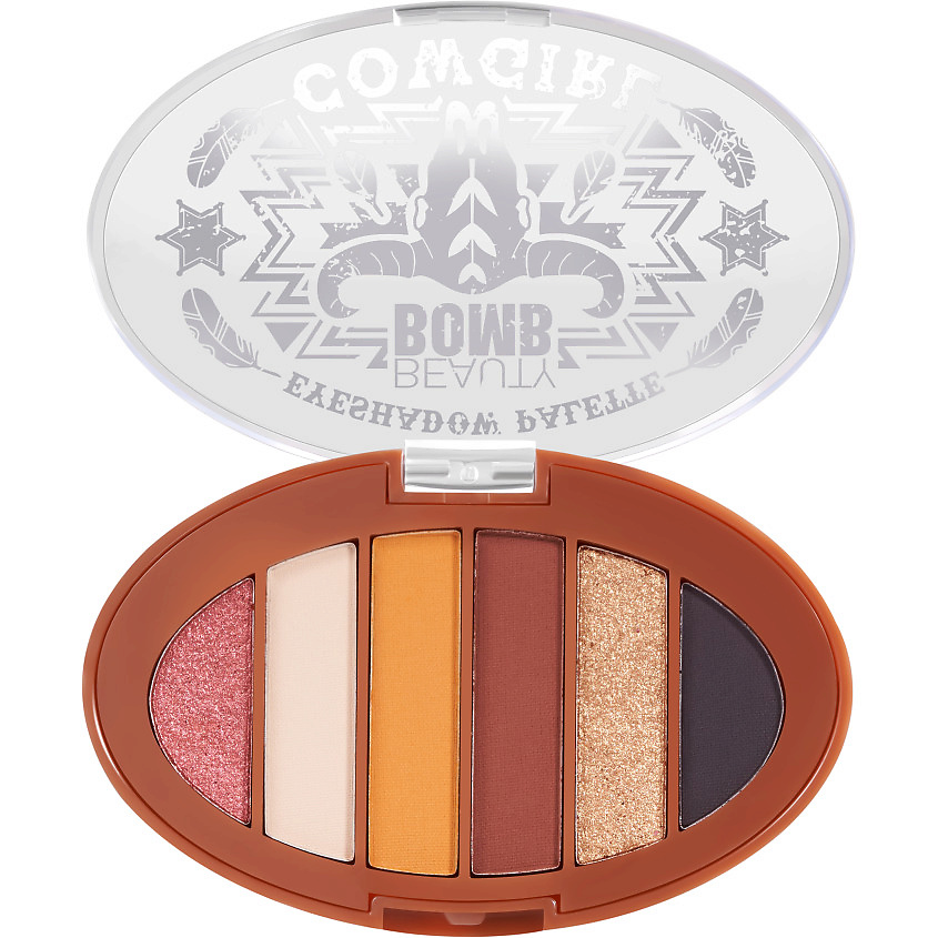 Изображение товара BEAUTY BOMB Палетка теней Eyeshadow Palette, Cowgirl, 4,2 г