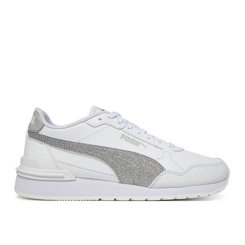 Изображение товара PUMA Спортивные детские кроссовки ST Runner V4 SL Glitter Jr, цвет: Белый, размер: 38.5