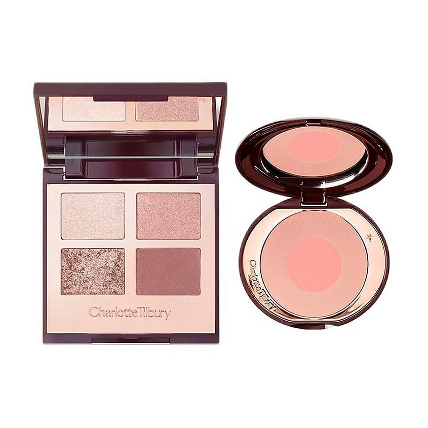 Изображение товара CHARLOTTE TILBURY Набор для макияжа CT Luxurious Eye & Cheek Palette Makeup Тени+Румяна, Тени Radiant Eyes+Румяна First Love