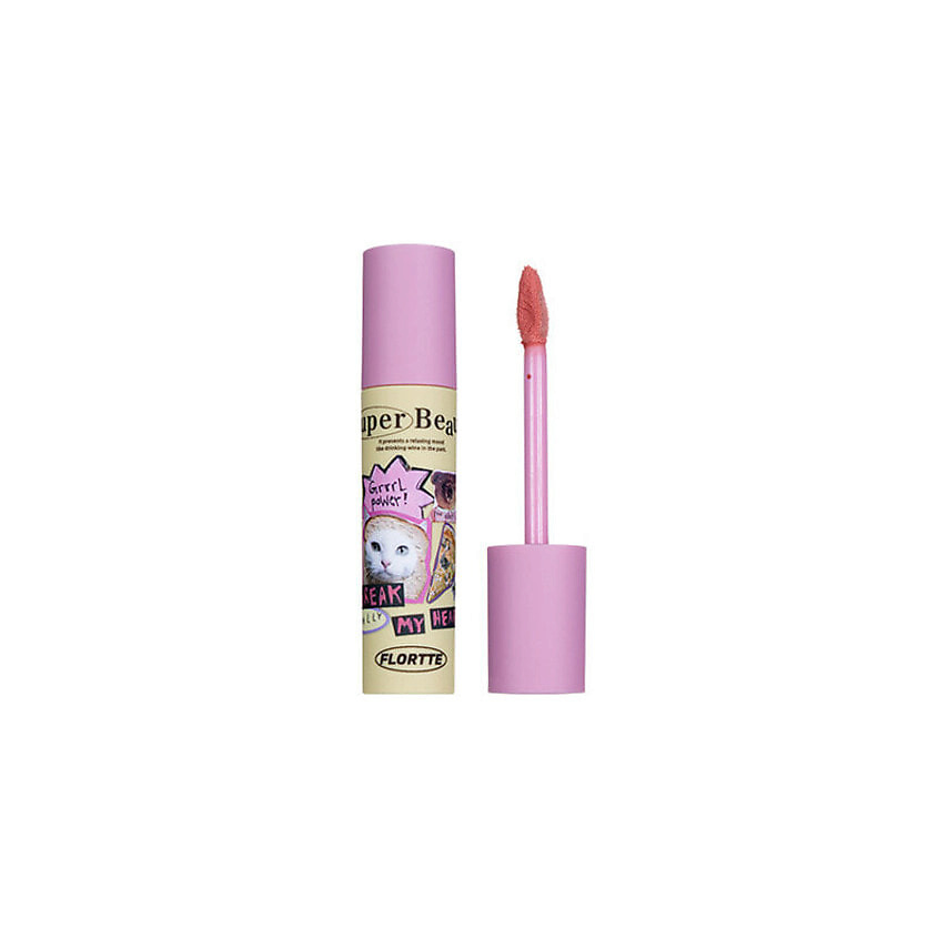 Изображение товара FLORTTE Кремовая губная помада I Am Super Beauty Lip Cream, M01