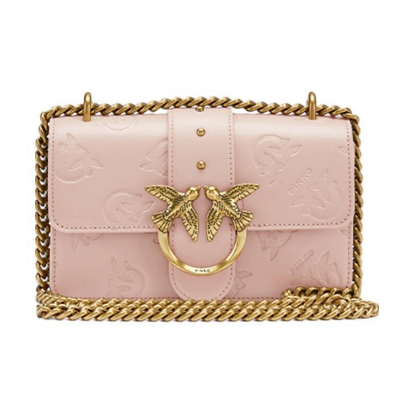 Изображение товара PINKO Сумка Cow Leather Crossbody Bag, Shoulder Bag, цвет: Розовый, размер: One Size