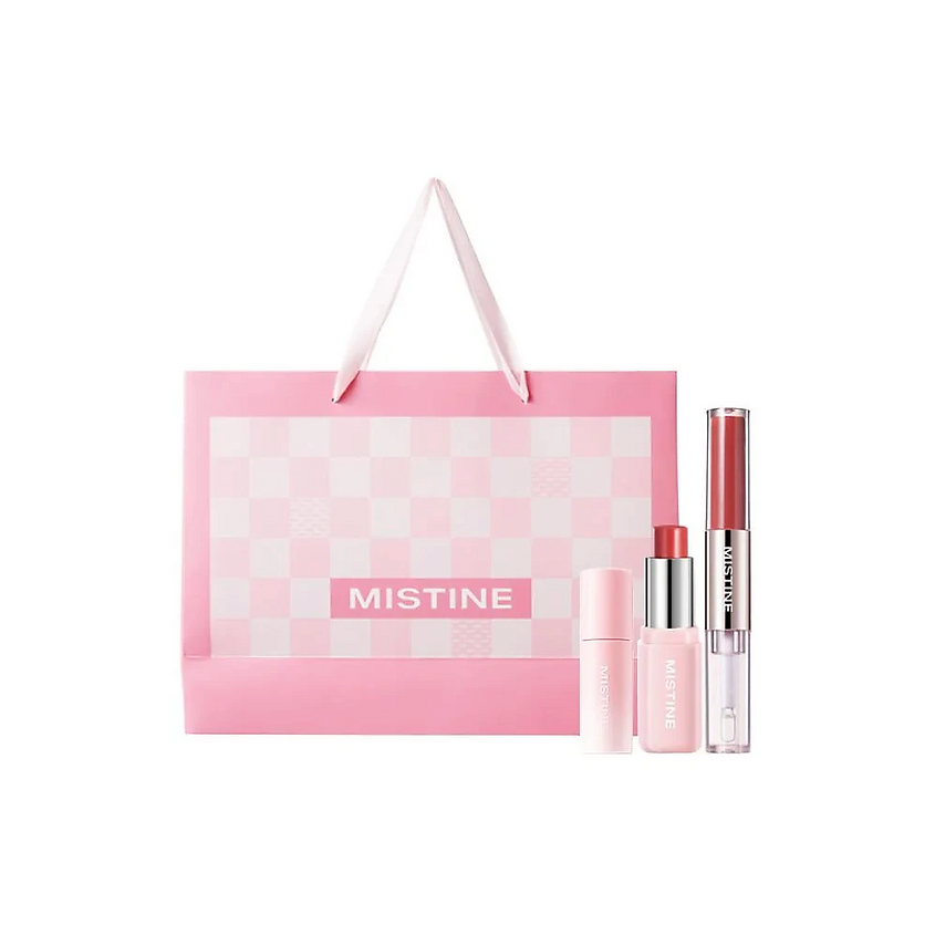 Изображение товара MISTINE Romantic Tipsy Набор для макияжа губ и щёк, D01