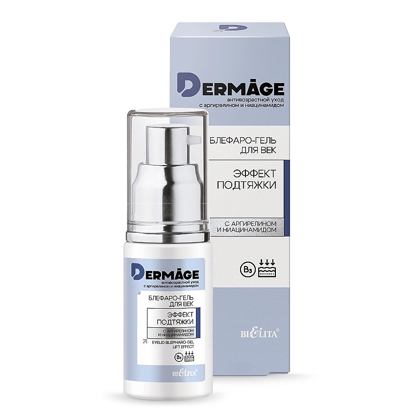 Изображение товара Блефаро-гель для век Эффект подтяжки DERMAge 30 мл против морщин и отечности