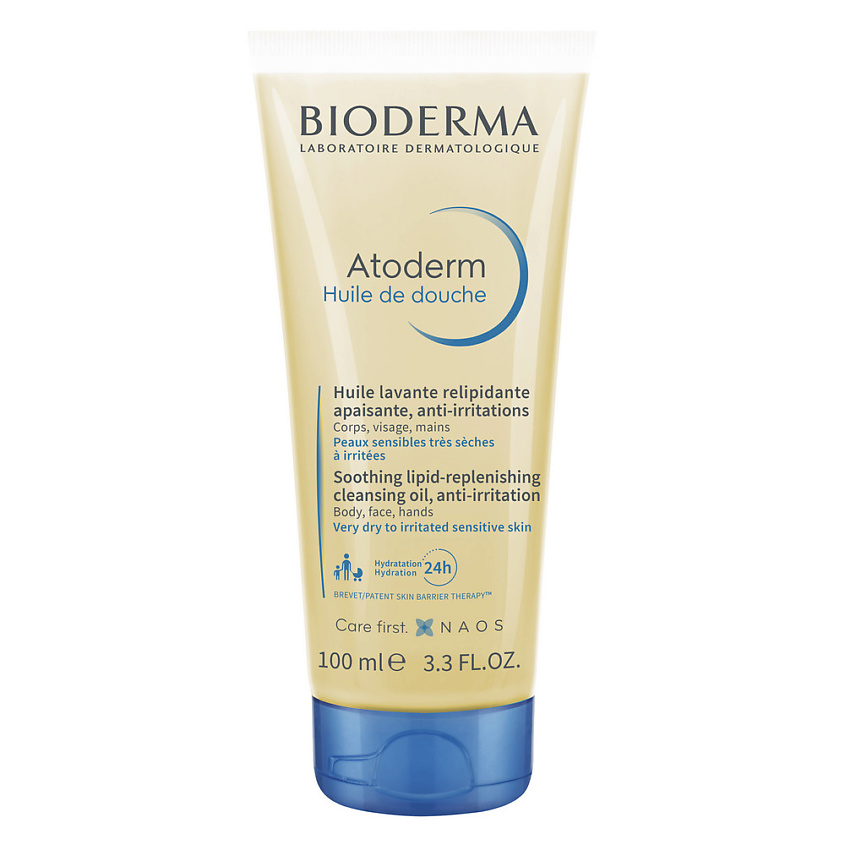 Изображение товара BIODERMA Питательное масло для душа Atoderm 100 мл для сухой чувствительной кожи