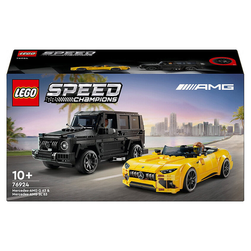 Изображение товара LEGO Конструктор Speed Champions 76924 Mercedes-AMG G 63 & Mercedes-AMG SL 63
