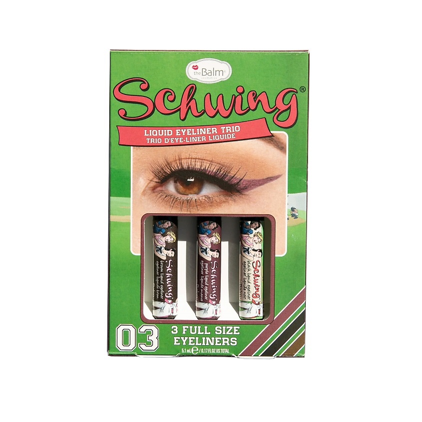 Изображение товара THEBALM Набор жидких подводок для глаз Schwing, 3 шт.