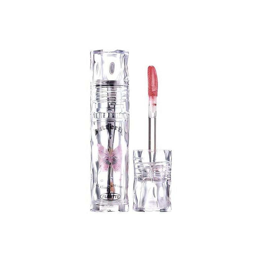Изображение товара FLORTTE Butterfly Hello Beauty Lip Lacquer № 03 блеск для губ глянцевый насыщенный цвет