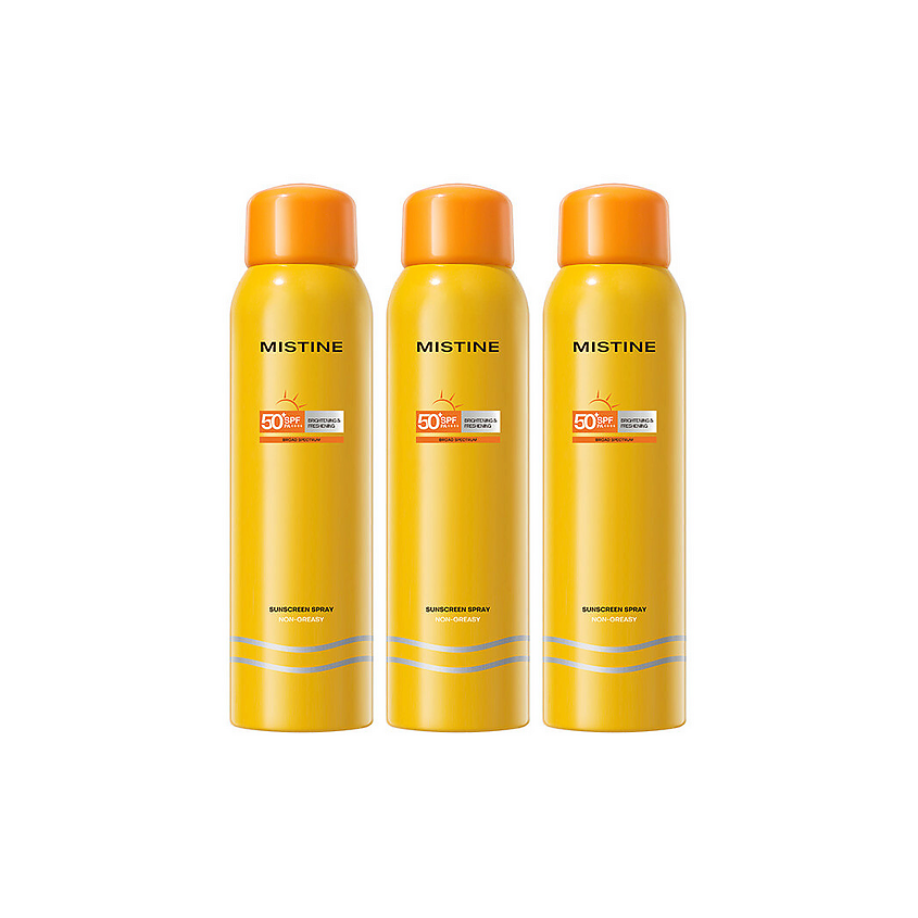 Изображение товара MISTINE Aqua Sunscreen Spray SPF 50+ PA++ Солнцезащитный спрей, 3x180 мл