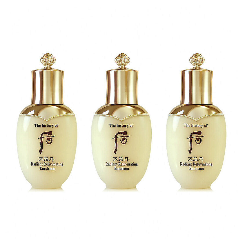 Изображение товара THE HISTORY OF WHOO Набор миниатюр Cheongidan Radiant Rejuvenating Emulsion, 3x25 мл